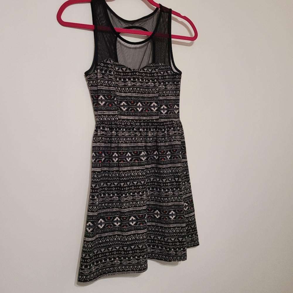 Mesh top Aztec Dress